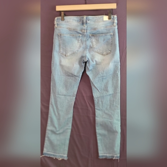 Dear John Playback Cropped Straight Boyfriend Denim Jeans Distressed. Size 25 - Picture 4 of 6